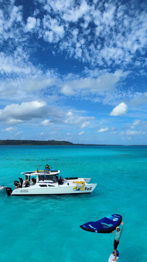 Catamaran et cours de foil
