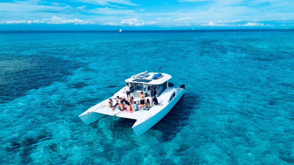 Journée à bord du catamaran de IZIFoil